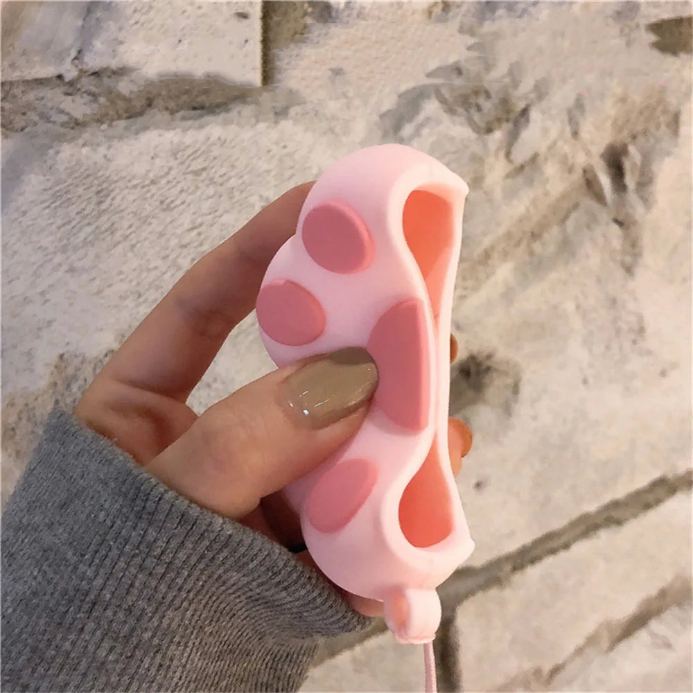 Cute Cartoon 3D Cat Paw Silicone Earphone Case for Airpods Pro